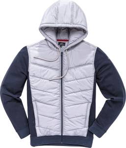 BOOST II HYBRID JACKET GREY/NAVY LG