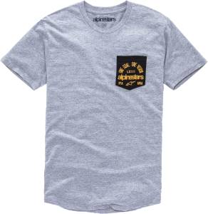 HEART PREM TEE GREY HEATHER 2X