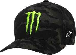 MONSTER MULTICAMO HAT BLACK LG/XL