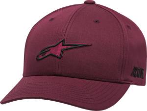 AGELESS PROP HAT BURGUNDY CURVED BILL