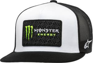 MONSTER CHAMP TRUCKER HAT WHITE/BLACK