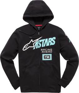 TITLE ZIP HOODIE BLACK LG