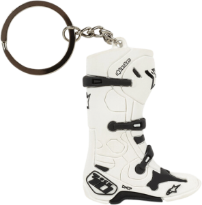 NEW TECH 10 BOOT KEYFOB WHITE