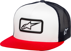 FORGE TRUCKER HAT WHITE/RED OS