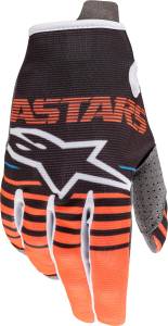 YOUTH RADAR GLOVES ANTHRACITE/ORANGE LG