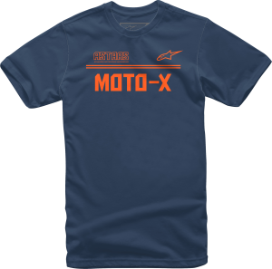 ASTARS MOTO-X TEE NAVY/ORANGE 2X