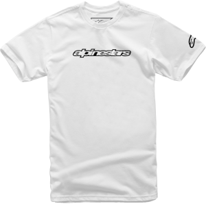 WORDMARK TEE WHITE/BLACK 2X