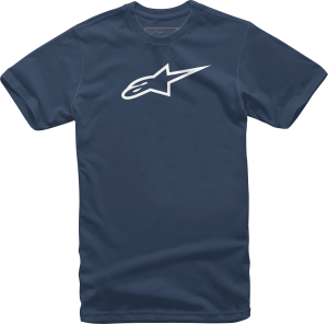 AGELESS CLASSIC TEE NAVY/WHITE 2X