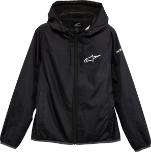 WOMENS TREQ WINDBREAKER BLACK MD