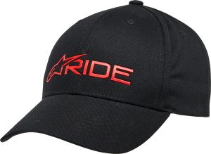 RIDE 3.0 HAT BLACK/RED