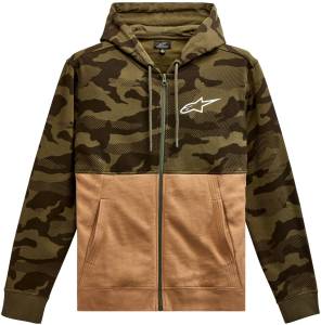 CAMO BLOCK HOODIE MILITARY/SAND 2X