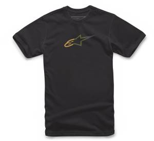 AGELESS RAKE TEE BLACK 2X