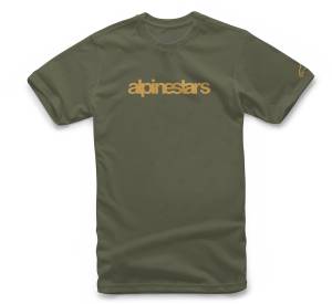 HERITAGE LOGO TEE MILITARY/GOLD 2X