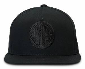 CIRCLE HAT BLACK/BLACK