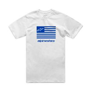 FLAG CSF TEE WHITE/BLUE 2X