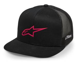 3D AGELESS TRUCKER HAT BLACK/RED