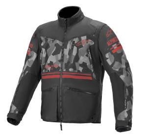 VENTURE R JACKET GREY CAMO/ RED FLUO MD