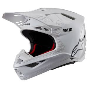 SUPERTECH S-M10 SOLID HELMET WHITE GLOSSY 2X