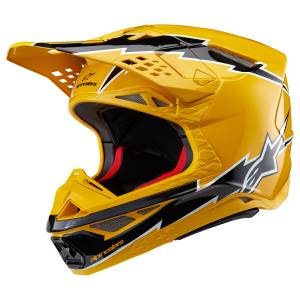 SUPERTECH S-M10 AMPRESS HELMET BLACK/ORANGE GLOSSY XS