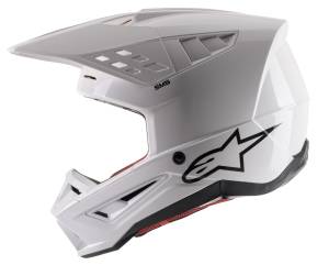 S-M5 SOLID HELMET WHITE GLOSSY XS