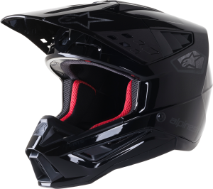 S-M5 SCOUT HELMET BLACK/SILVER GLOSSY 2X