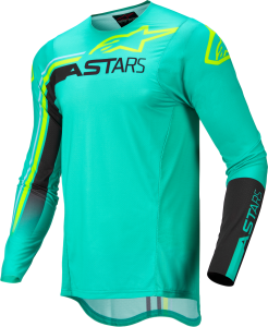 SUPERTECH BLAZE JERSEY PASTEL GRN/BLK/YELLOW FLUO 2X