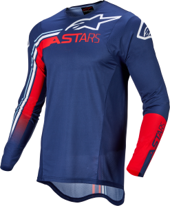 SUPERTECH BLAZE JERSEY DARK BLUE/BRIGHT RED/WHITE 2X