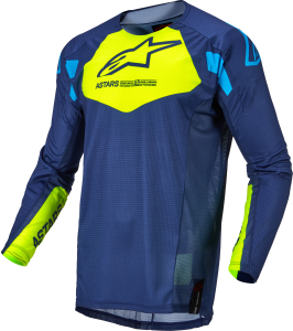 TECHSTAR FACTORY JERSEY DRK BLU/YLW FLUO/BLU NEO 2X