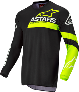 FLUID CHASER JERSEY BLACK/YELLOW FLUO 2X