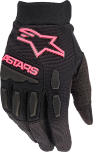 STELLA FULL BORE GLOVES BLACK/PINK FLUO LG