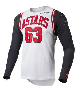 TECHSTAR ACUMEN LE JERSEY WHITE/BLACK/RED 2X