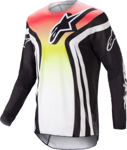 RACER SEMI JERSEY BLACK/MULTI COLOR 2X