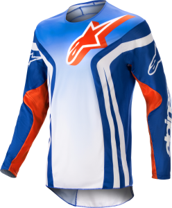 RACER SEMI JERSEY BLUE/HOT ORANGE 2X