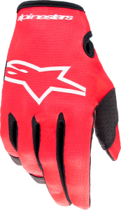 YOUTH & KIDS RADAR GLOVES MARS RED/WHITE 2XS