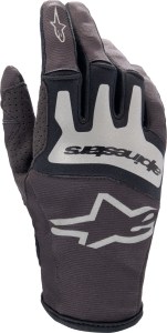 TECHSTAR GLOVES BLACK/BRUSHED SILVER 2X