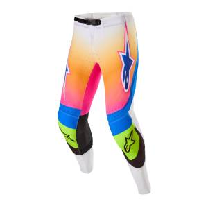 SUPERTECH LE COAST PANTS WHT/DK BLU/PNK FLUO 28