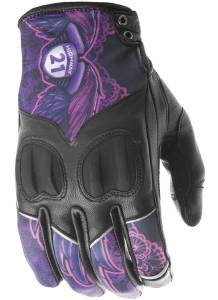 WOMEN'S VIXEN GLOVES PURPLE LACE 2X