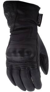 WOMEN'S BLACK ROSE GLOVES BLACK 2X