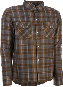 MARKSMAN FLANNEL BROWN/TAN 2X