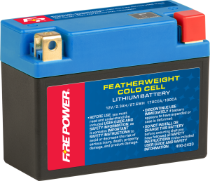 FEATHERWEIGHT LITHIUM BATTERY 170 CCA 12V/27.6WH