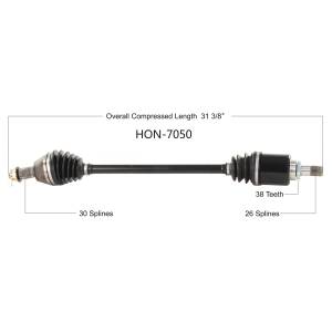 OE 2.0 AXLE FRONT HON