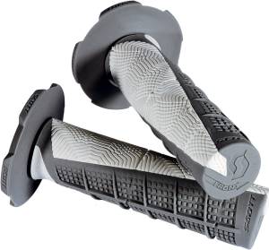 DEUCE MX GRIPS (GREY/WHITE)