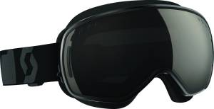 LCG SNO-X GOGGLE W/MASK BLACK SOLAR/BLACK CHROME