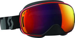 LCG SNO-X GOGGLE BLACK/RED W/ILLUMINATOR BLUE LENSES