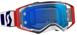 PROSPECT GOGGLE RED/WHITE/BLUE W/BLUE LENS