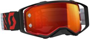 PROSPECT GOGGLE RED/BLACK W/ORANGE CHROME LENS