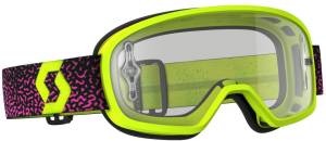 BUZZ PRO GOGGLE YELLOW/PINK W/CLEAR WORKS LENS