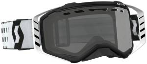 PROSPECT ENDURO GOGGLE BLACK/WHITE W/GREY LENS