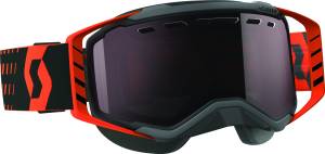 GOGGLE PROSPECT SNOW BLACK/ORANGE W/SILVER CHROME