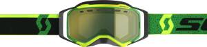 GOGGLE PROSPECT SNOW GREEN/BLACK W/YELLOW CHROME